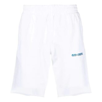 Shorts décontractés Off-White pour homme FW22 avec logo alphabétique imprimé, version blanche Shorts décontractés Off-White pour homme FW22 avec logo alphabétique imprimé, version blanche