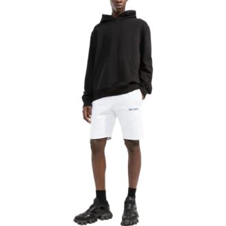 Shorts décontractés Off-White pour homme FW22 avec logo alphabétique imprimé, version blanche Shorts décontractés Off-White pour homme FW22 avec logo alphabétique imprimé, version blanche