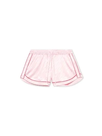 Shorts de pyjama en satin jacquard