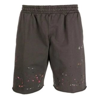 Shorts de sport ample à motif SS21, version grise