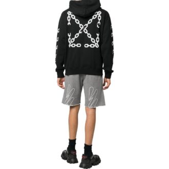 Shorts de sport à imprimé logo « Gris »