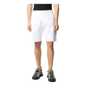 Shorts de sport imprimés Caravaggio FW20 pour homme, blanc