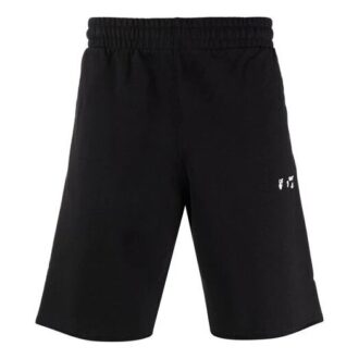 Shorts de sport à motif logo FW21, version noire