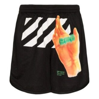 Shorts de sport Off-White pour homme avec logo, noir