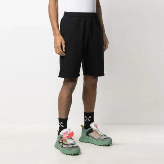 Shorts de sport pour homme SS21 avec logo, noir