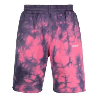 Shorts de sport tie-dye « Rose »