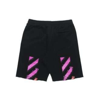 Shorts de survêtement SS21 Diag Stripe pour homme, noir