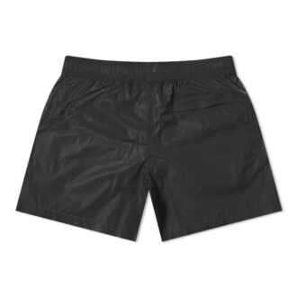 Shorts de ville en caoutchouc avec logo Noir