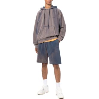 Shorts droit à cordon de serrage Off-White pour homme SS22 Bleach, version standard, bleu Shorts droit à cordon de serrage Off-White pour homme SS22 Bleach, version standard, bleu