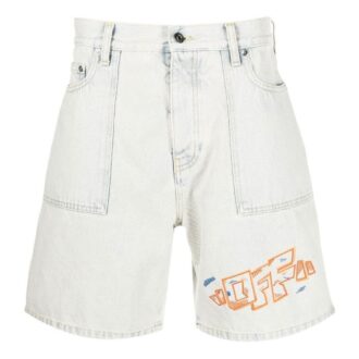 Shorts en Denim avec logo brodé Shorts en Denim avec logo brodé