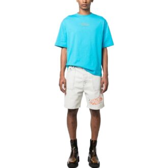 Shorts en Denim avec logo brodé Shorts en Denim avec logo brodé