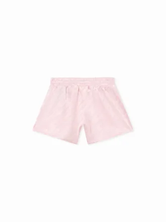 Shorts en satin jacquard