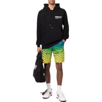 Shorts imprimé dégradé SS22 multicolore