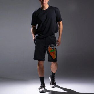 Shorts imprimé Off-White pour homme, noir