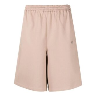 Shorts large unie Off-White pour homme, collection printemps-été 2022, rose