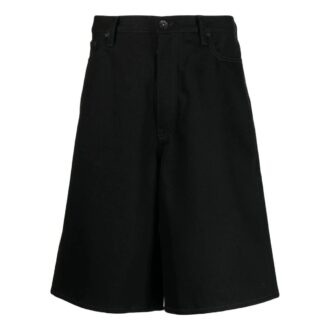 Shorts mi-longs à imprimé logo « Noir »