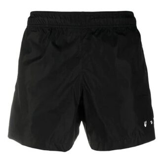 Shorts Off-White pour homme SS21 Logo Noir