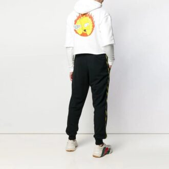 Shorts slim fit avec logo Bart, version standard, blanc