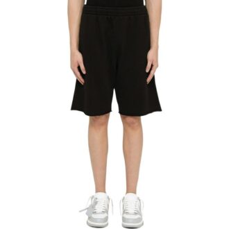 Shorts unicolore Off-White pour homme, collection printemps-été 2022, version noire