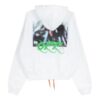 Spray Blurred Oversized pour homme, blanc