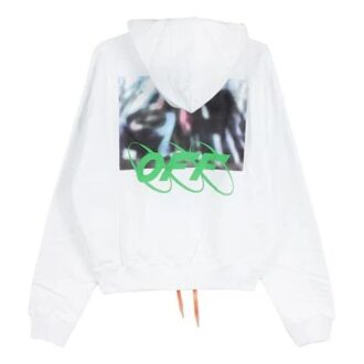 Spray Blurred Oversized pour homme, blanc