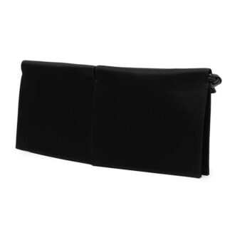 Série imprimée Sac banane à fermeture éclair de style industriel Noir