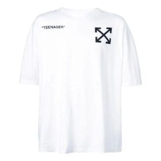 SS19 Adolescent Dos Oversize Hommes Logo
