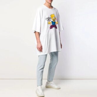 SS19 Bart Simpson T-shirt oversize à manches courtes