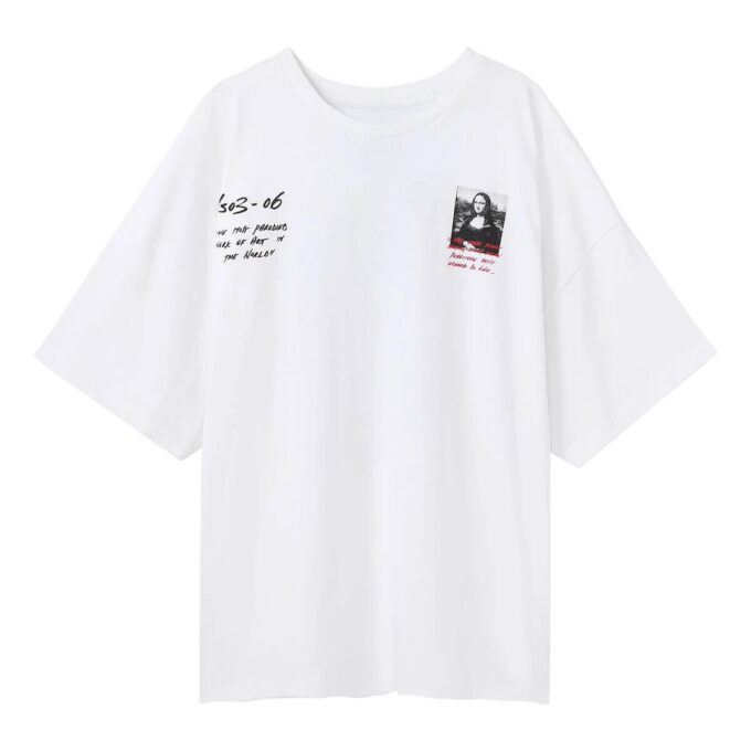 SS19 Imprimé logo Mona Lisa Oversize