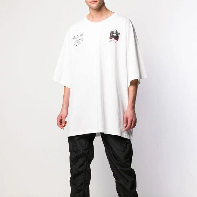 SS19 Imprimé logo Mona Lisa Oversize