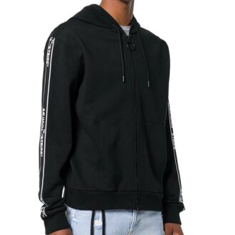SS19 Polaire zippée à rayures pour homme