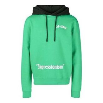 SS19 Sweat à capuche vert Vert