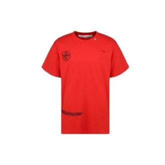 SS19 T-shirt à col rond style urbain en coton uni à manches courtes