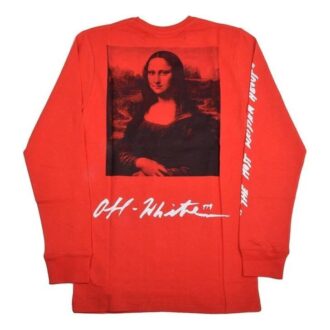 SS19 T-shirt à manches longues pour homme avec logo Mona Lisa