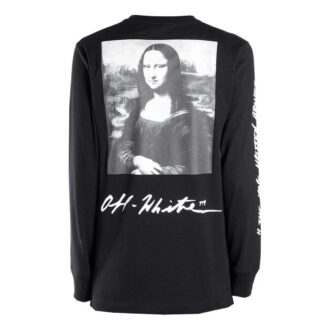SS19 T-shirt à manches longues pour homme avec logo Mona Lisa