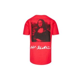 SS19 T-shirt pour homme à logo Mona Lisa, coupe normale