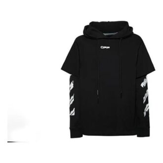 SS20 Airport Tape Sweat à capuche homme à manches longues