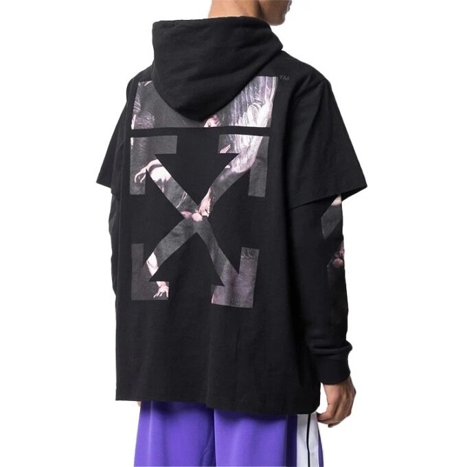 SS20 Imprimé Arrows Caravaggio à l&rsquo;arrière, double épaisseur