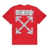 SS20 Imprimé ruban d&rsquo;aéroport pour homme Rouge