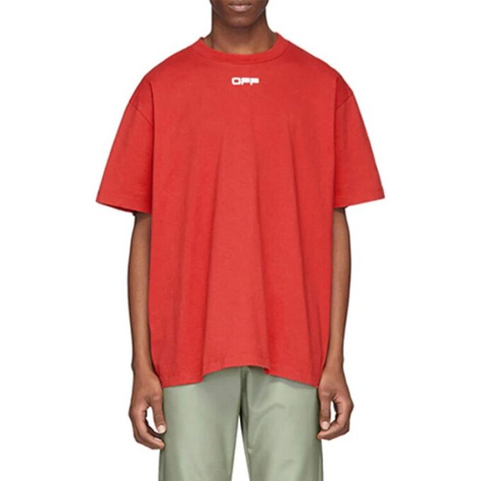 SS20 Imprimé ruban d&rsquo;aéroport pour homme Rouge