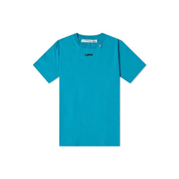 SS20 Ligne ondulée Imprimé blanc Ample Homme Bleu