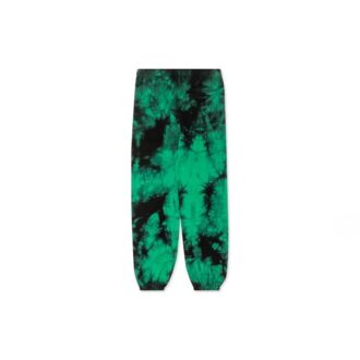 SS20 Pantalon imprimé tie-dye pour homme Vert