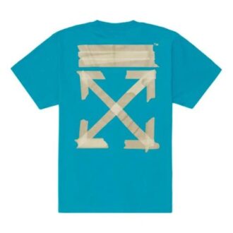 SS20 T-shirt à manches courtes avec bande en flèches diagonales