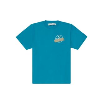 SS20 T-shirt à manches courtes avec bande en flèches diagonales