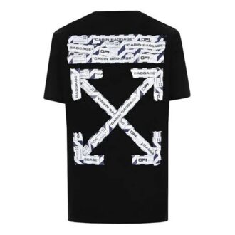 SS20 T-shirt à manches courtes pour homme avec logo « Back Arrows Sketch », coupe normale
