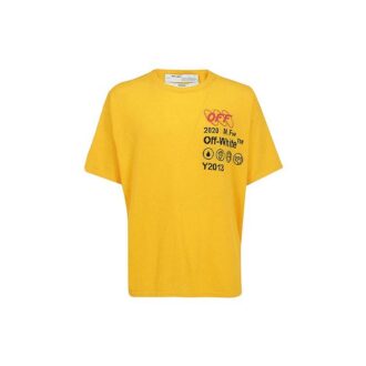 SS20 T-shirt oversize à manches courtes avec logo texturé