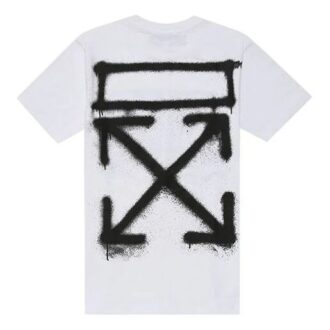 SS20 Virgil Abloh Hommes Blanc Peinture à la bombe Slim Blanc