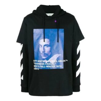 SS21 Bernini Imprimé arrière Casual Noir