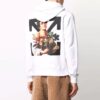 SS21 Caravaggio Garçons Logo imprimé, lacets, coupe ample, blanc