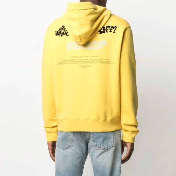 SS21 Casual Imprimé alphabétique Coupe ample Jaune